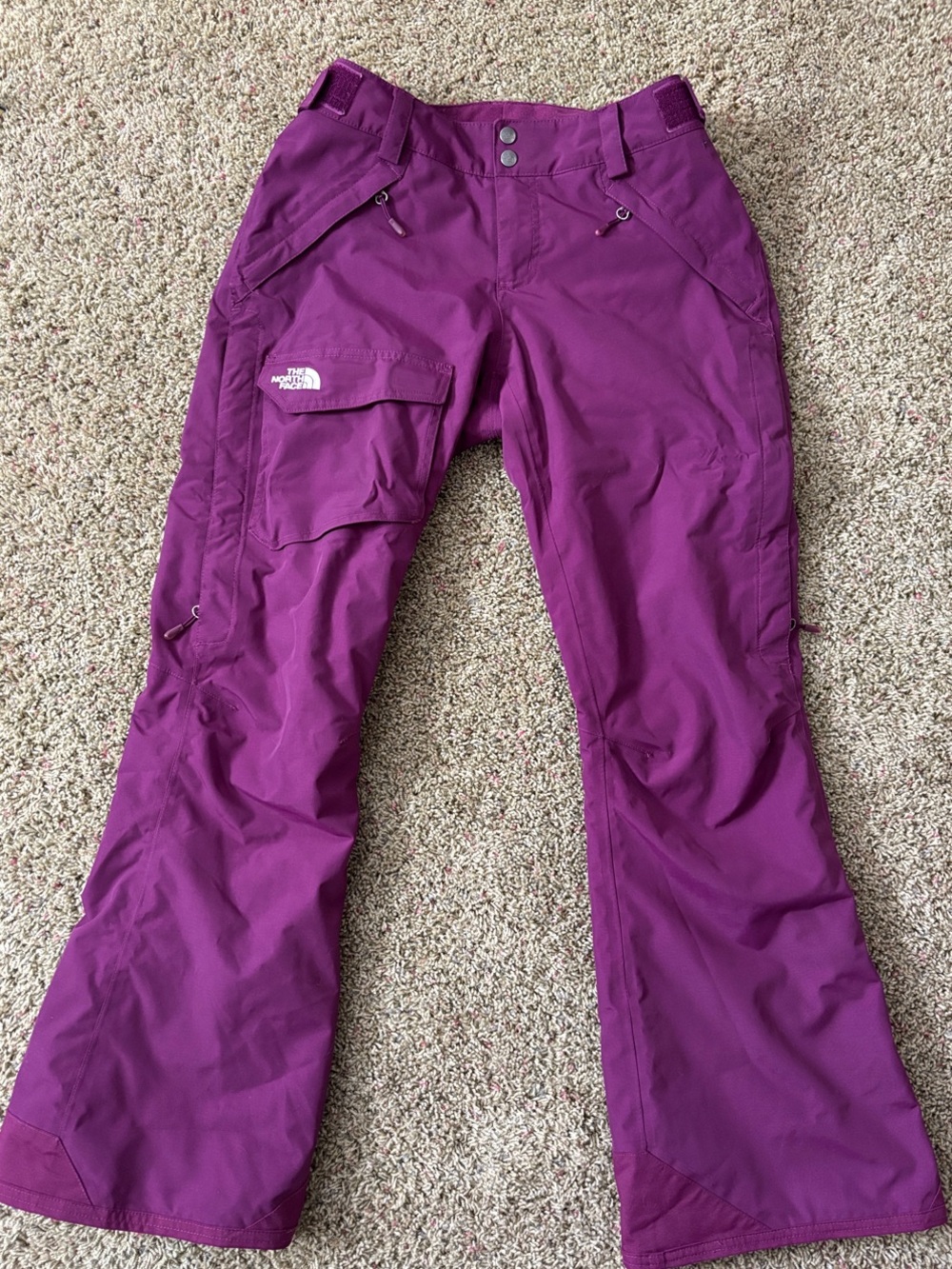 The North Face Purple HyVent Ski & Snowboard Pants Womens Size Medium